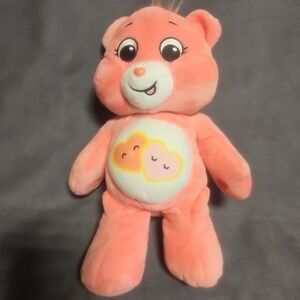 Care Bear Pink Love-A-Lot Plush Basic Fun Bear 11" EUC Smoke/Oder Free